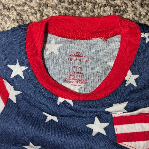 Baby Boys Patriotic romper set, 0-6m - Picture 2 of 3